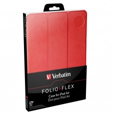 Tablet case folio Verbatim for iPad Air red